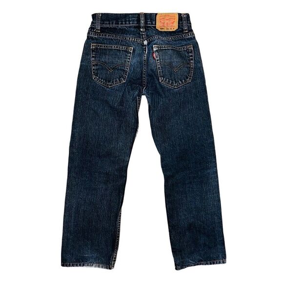Levi’s blue jeans 505 regular size 12 regular boys - Picture 2 of 3